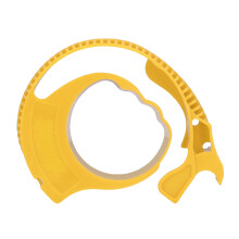 Yellow Masking Tape Dispenser 1-Inch Compact Seam-Sticker