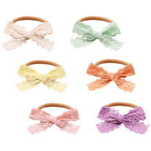 6-Pack Adjustable Infant Headbands Nylon Soft Stretchy Baby Headband Assorted Colors for Everyday Wear and Casual Gatherings