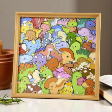 Wooden Hand-painted Jigsaw Puzzle Photo Frame 10 ml