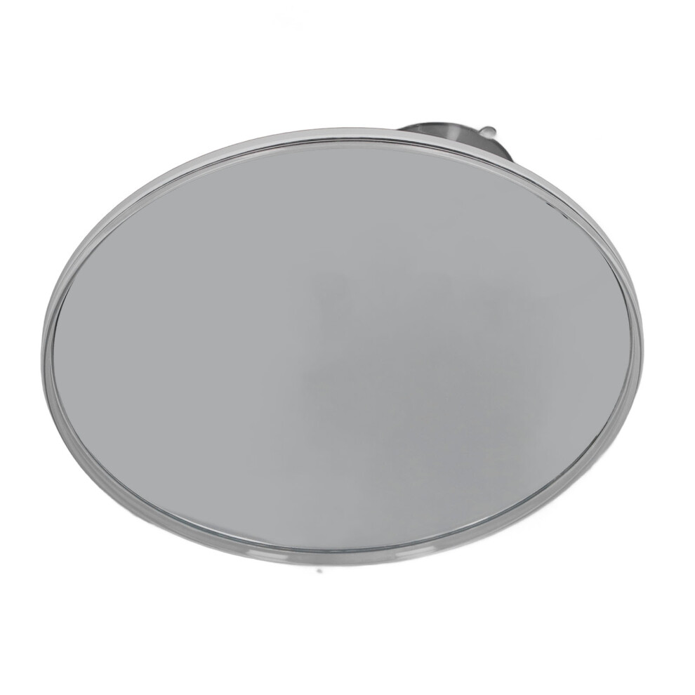 Small 7x Magnifying Portable Makeup Mirror with Suction Cups, White