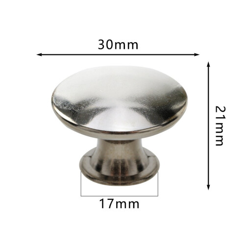 Schrankgriffe Schubladengriffe mit Schrauben 12er-Pack Silver 1