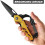 Outdoor Portable Multifunctional Red Folding Tool - Compact Pocket-Sized Multi-Tool with Integrated Practical Functions for Camping & Emergency 2