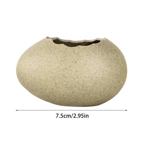 Ceramic Broken Egg Bowl Vase – Special Shaped Dessert/Bird's Nest Egg Modeling Bowl, 1pc, compatible with egg breakers 2
