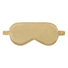 Silk Sleep Mask with Adjustable Strap, Soft Eyeshade for Men & Women – Gold
