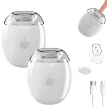 Universal Automatic Fingernail Grinder with LED Light & 3 Speeds, Safe Nail Clipper & Polish Trimmer, compatible with standard batteries