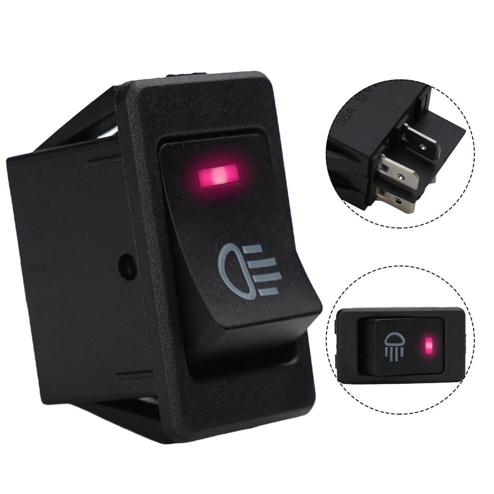 Car Rocker Toggle Switch With Indicator 12V/24V Light 9128909445355