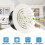 75-200Mm Round Adjustable Wall Interior Vent Abs Ventilation Grille Vent Cover 1