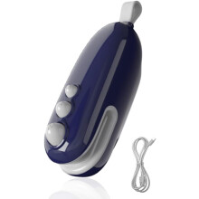Mini Bag Sealer with Cutter & Magnet, Portable 2-in-1 Rechargeable Heat Sealer for Plastic/Scak Bags – Blue
