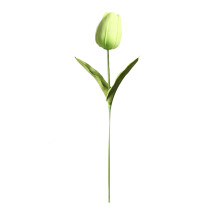 1 künstliche Tulpe, realistisch wirkende, mehrlagige Kunstblumen mit weicher Haptik für Hochzeitsdekoration, Fotografie und Zuhause (34 cm).