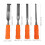 FRCOLOR 4 Pcs Cold Chisel Woodworking Chisel Set Masonry Work 20.50X2.40X2.40CM 2