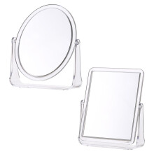 NICEXMAS Clear Polishing Vanity Mirror 2 pcs