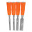 FRCOLOR 4 Pcs Cold Chisel Woodworking Chisel Set Masonry Work 20.50X2.40X2.40CM 3