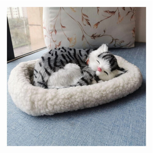 Peluche realistico che respira, per cani e gatti.
