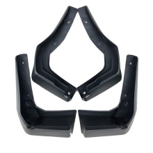 MudFlap For Honda City 2015-2019, 4pc Tire Protector Splash Guards Custom No Drilling Mud Guards Decorative Accessories-black