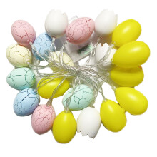 Easter Egg String Lights 6.56FT 10 LED Colorful Garland