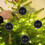 Matte Black Ball Christmas Ornaments 4" 4pcs 7
