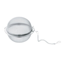 2-Piece Stainless Steel Tea Ball Brewer with Ultra-Fine Mesh, BPA-Free, Food-Grade, Odorless, Safe for Food Contact