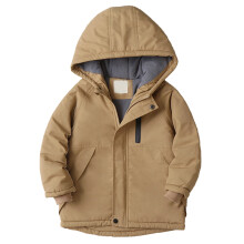 Boys Winter Jacket Kids Boys Girls Winter Thicken Coat Solid Hooded Jacket Toddler Windproof Thick Warm Outwear Boys Winter Clothes