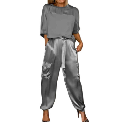 Γυναικεία Κοστούμια Women2Piece Σύνολα Επίσημα Παντελόνια για Γάμο Casual Ακανόνιστο 1