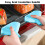 Silicone Heat Insulation Clip & Funnel – Multi-Functional, Blue, Compatible with Amazon 7