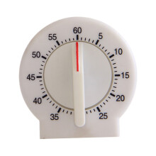 Wind Up Timer with Single Chime 60-Minute Visual Timer 1