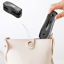 2-in-1 Mini Bag Sealer with Cutter, USB-C Rechargeable Handheld Heat Sealer for Plastic Bags, Portable Bag Resealer for Snacks & Food Storage