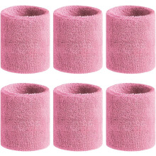 Moisture-Wicking Cotton Terry Sweatbands for Men & Women – Compatible with Tennis, Basketball, Running, Gym