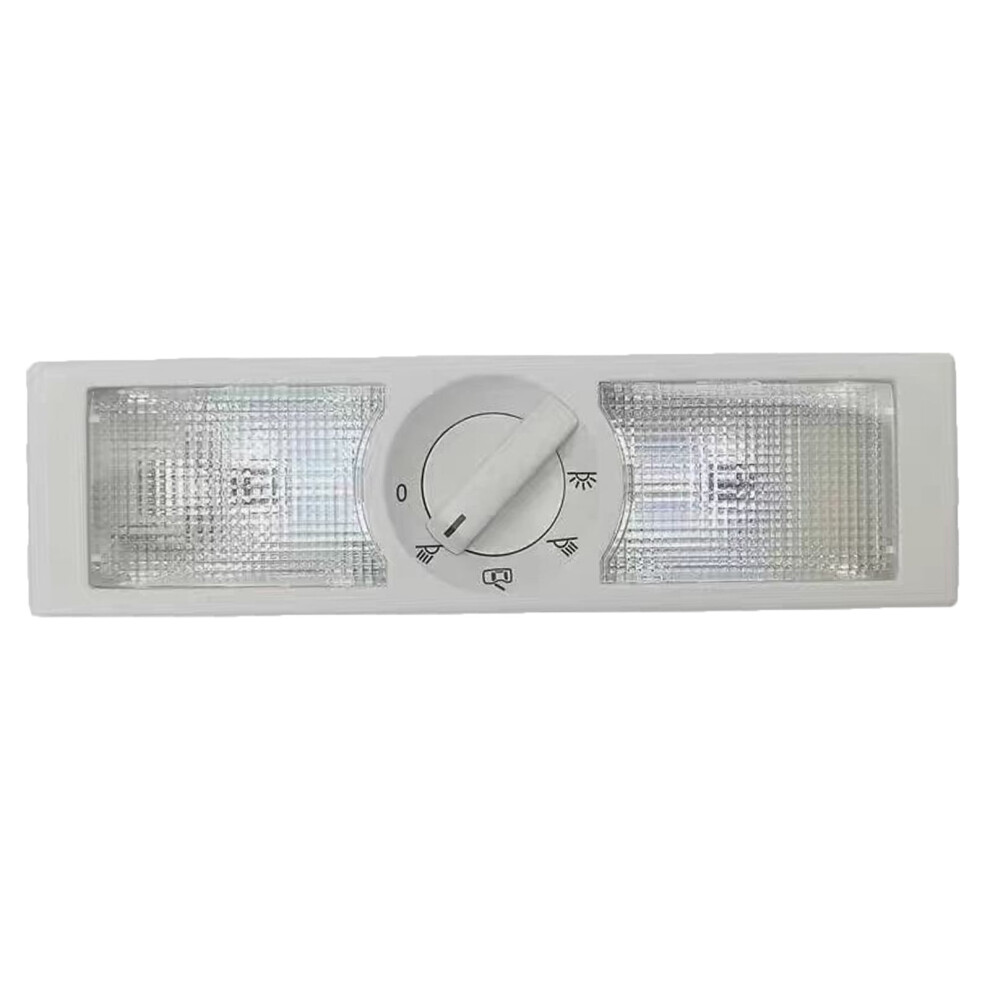 Overhead Sunroof Switch Console With Reading Lamp, Glasses Storage For Polo 9N (2002Â2010), Compatible With 6Q0947291a Â Gray 9401284761778