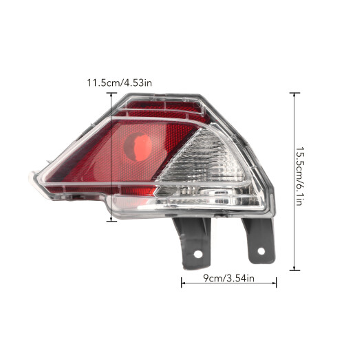 Waterproof Rear Bumper Reflector Light for RAV4 2016-2018 Right 1