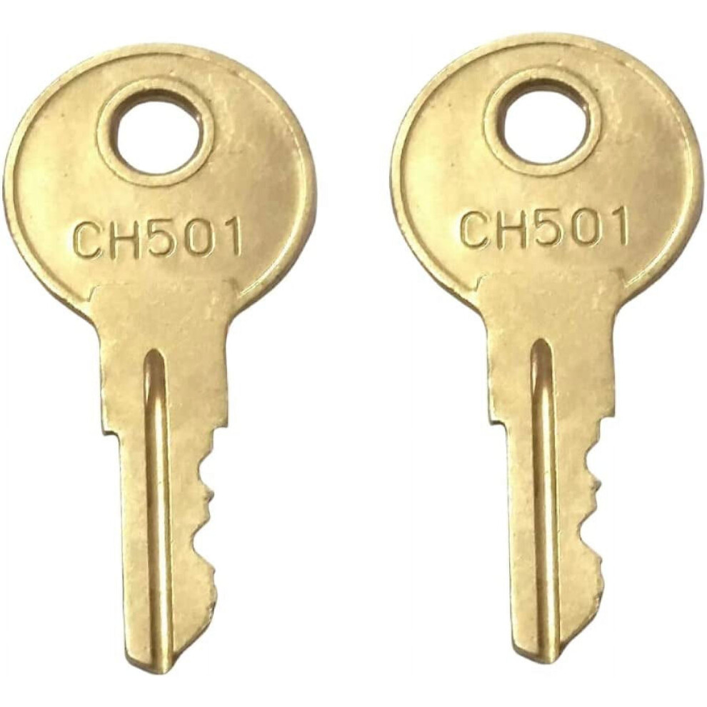2 Toolbox Code Cut Ch501 Truck Tool Box Lock Key 9132278042763