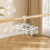 Multifunctional Foldable Clothes Drying Rack, Plastic Windproof Non-Slip Clips for Underwear Socks, Space-Saving Design, White 4