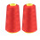 Season Clearance: 2-Pack 2300 Yards Red Polyester Sewing Thread – Compatible with家用缝纫机 2