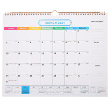 Home Hanging Calendar Monthly Calendar Assorted Color 1Pcs