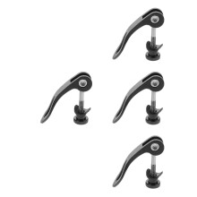 4St Aluminium Quick Release Zadelklem Zwart Verstelbaar Stevig