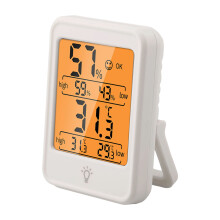 Digital Indoor Thermometer with Humidity Monitor and Backlight Feature