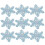 210Pièces Flocon Bleu Ciel DIY Patches Clips Unique 2