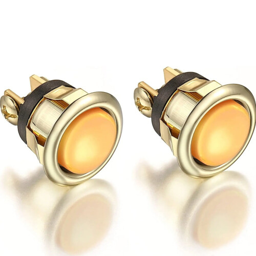 2 Pack Lighted Doorbell Button Replacement, Easy To Install Wired Doorbell