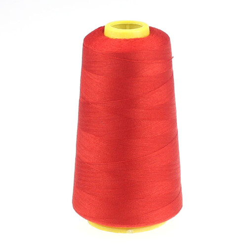 3-Pc Sewing Thread Kit: 2300 Yds Serger Threads, Prewound Bobbins, Polyester – Compatible with Sergers & Overlock Machines 2