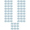 210Pièces Flocon Bleu Ciel DIY Patches Clips Unique 10