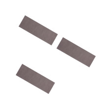 3Pièces Tapis D'escaliers Polyester Café Anti-Dérapant Pour