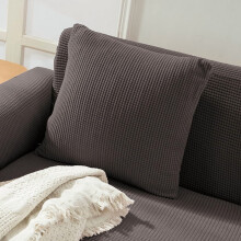 Decorative Pillow Set 40x40cm, 2pcs Brown Throw Pillows with Polyester Cover & PP Cotton Filling, Soft & Stylish for Couch