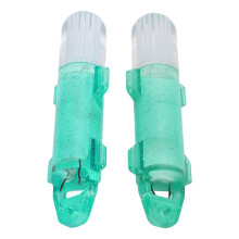 2 Pezzi Luce Subacquea per Pesca, LED a Fibre Ottiche, Verde, Attraente Pesci Profondi