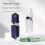 White Pill Cutter for Small/Tiny Pills, Cuts Multiple at Once, Compatible with Sharp Stainless Steel Blade 7