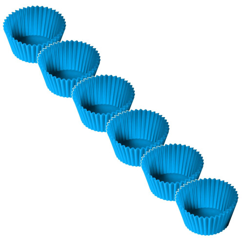 12 τεμάχια θήκες για cupcakes σιλικόνης με ουράνιο τόξο, μίνι κύπελλα για muffins,