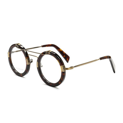 Vintage Round Eyeglasses Frames Acetate Unisex 2