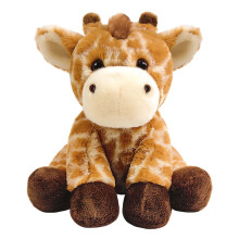 Adorabile pupazzo di peluche a forma di giraffa – Simpatica statuetta di animale del bosco seduto, ideale per decorare la scrivania di casa o