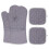 Gants de cuisine en silicone gris, taille unique, en liquidation. 1