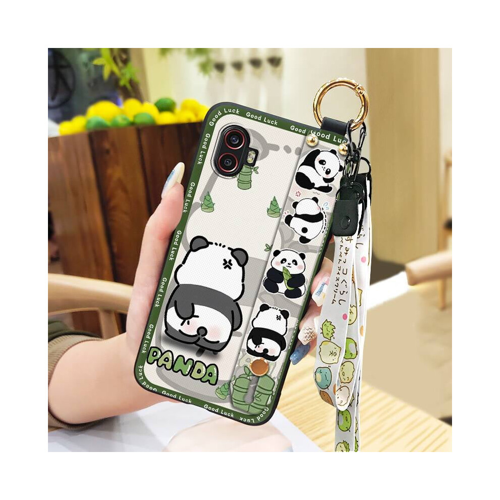 Phone Case Compatible With Samsung Galaxy Xcover6 Pro/Sm-G736u/B Â Waterproof, Shockproof Silicone Case With Wristband, Ring Stand & Dirt-Resistant 9023022578976