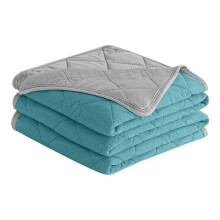 Summer Cool Quilt, Dark Green 200x230cm, Lightweight & Breathable – Skin-Friendly Blanket for Hot Sleepers, Solid Color, Improves Sleep Quality