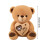 Heart Plush Teddy Bear Soft Stuffed 4PCS 25cm 6